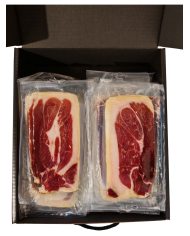 LOTE 13. JAMÓN de CEBO IBÉRICO 50% RAZA IBÉRICA LONCHEADO