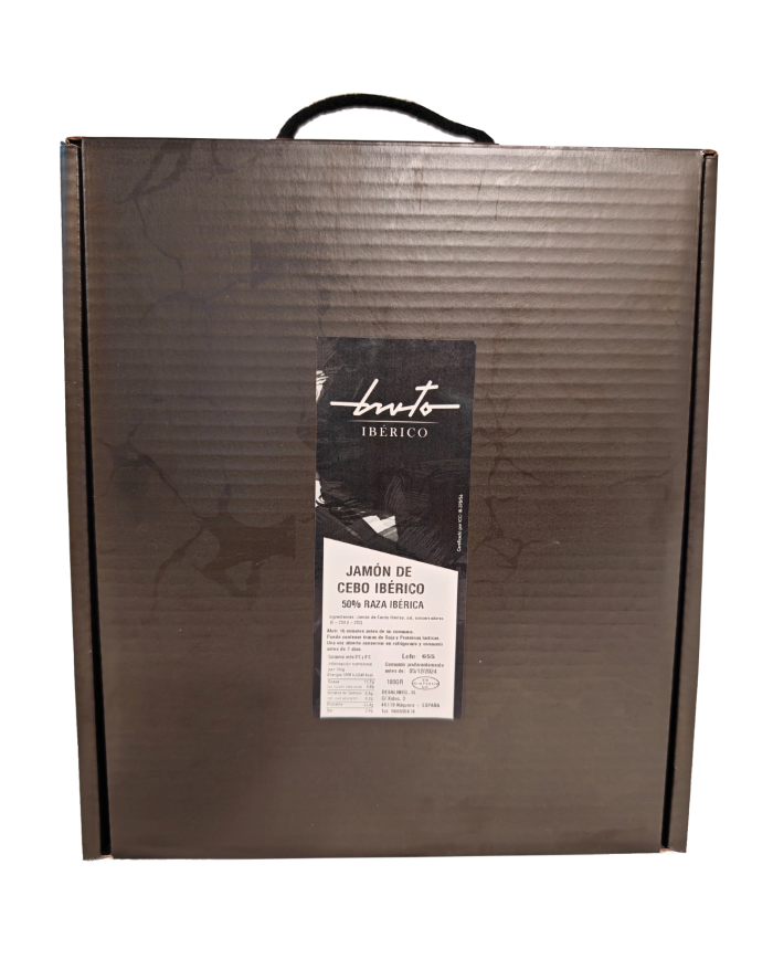 LOTE 13. JAMÓN de CEBO IBÉRICO 50% RAZA IBÉRICA LONCHEADO