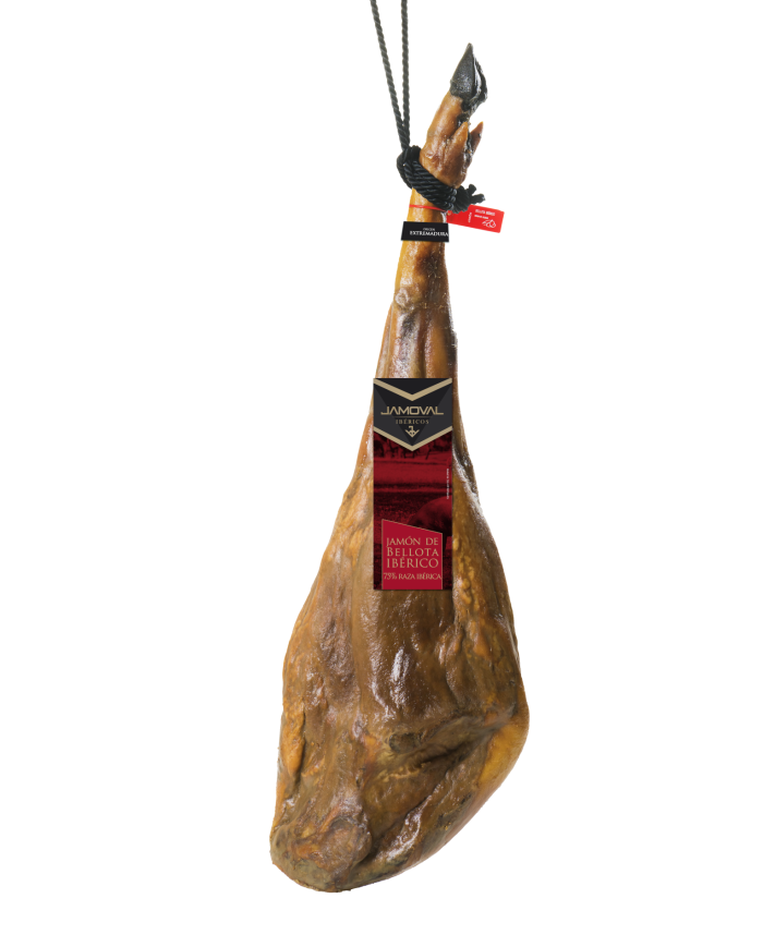 LOTE 09. JAMÓN de BELLOTA IBÉRICO 50% RAZA IBÉRICA
