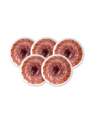 LOTE 16. 5 PLATOS JAMÓN DE CEBO