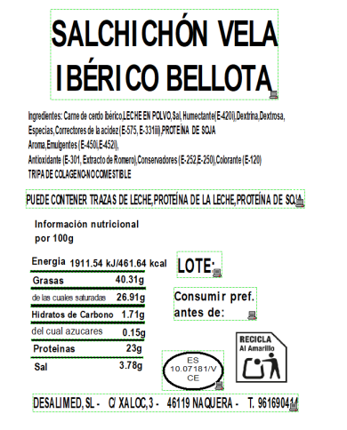 LOTE 03. LOTE JAMÓN RESERVA DUROC