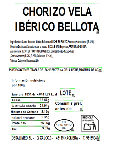 LOTE 03. LOTE JAMÓN RESERVA DUROC